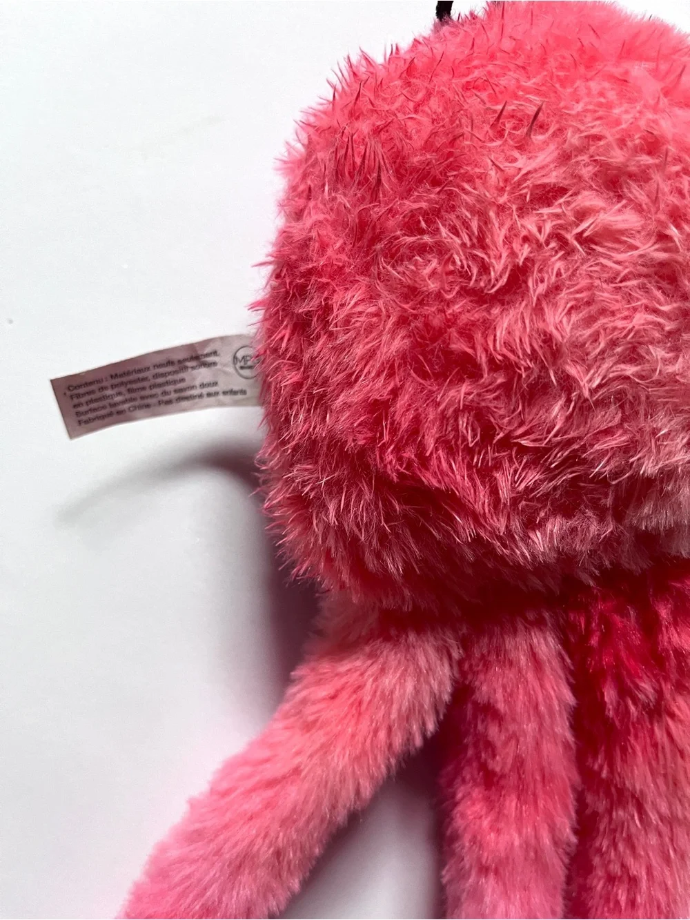Dog toy- Plush Pink Octopus Toy - Soft Long-Legged Stuffed Animal- 11.5 inches